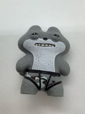 PMI Kids Fuggler Sketchy Squirrel Grey Budgie Vinyl Figure Series 1 Collectable